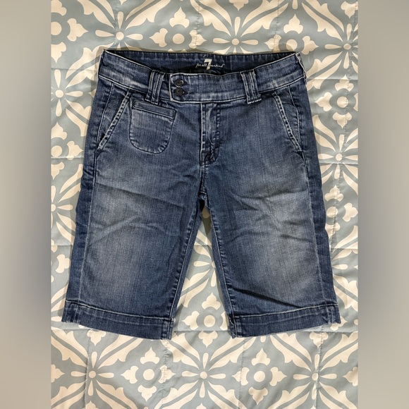 7 For All Mankind Pants - 7 for All Mankind Bermuda shorts size 26